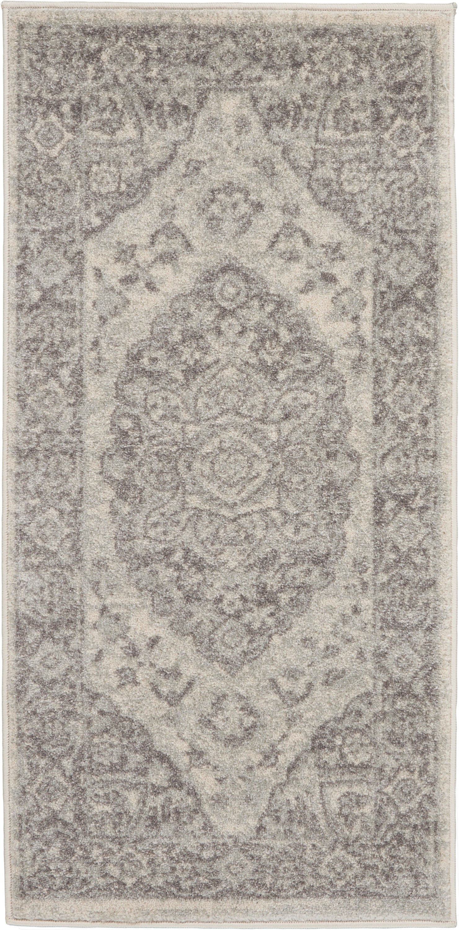 Nourison Tranquil Traditional Ivory/Grey Area Rug F51848307704